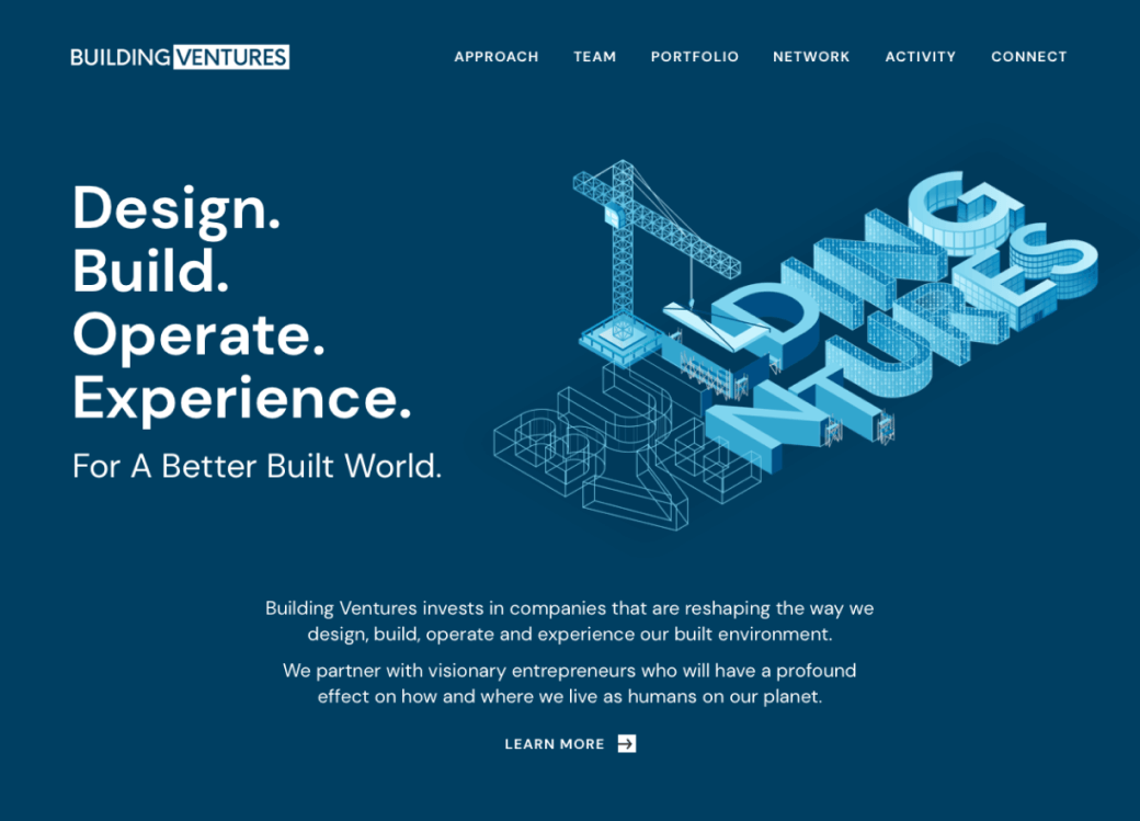 Building Ventures Website Header